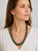 collezione alessandro Lange Kette " Rieti " in khaki