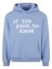 Mister Tee Mister Tee If You Know Fluffy Hoody in powderblue