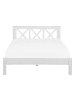 Beliani Doppelbett TANNAY in Weiß - (W) 149 x (H) 90 x (L) 208 cm