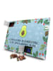 Mr. & Mrs. Panda Adventskalender Avocado Kern mit Spruch in Eisblau