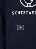 SCHIETWETTER Kapuzenhoodie in navy/white