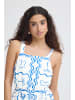 ICHI Casual IHFIRISA Regular fit in BLUE TILE PRINT