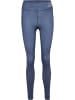 Hummel Leggings Hmlte Fundamental Damen in BLUE INDIGO