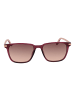 Converse Unisex Sonnenbrille Quadratisch Burgundisch