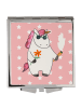 Mr. & Mrs. Panda Mini Spiegel Einhorn Woodstock ohne Spruch in Rot Pastell