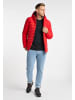 MO Herren Wattierte Winterjacke in Rot