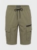 KOROSHI Herren kurze technische cargo-jogger in khaki