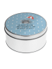 Mr. & Mrs. Panda Aufbewahrungsbox Seeigel mit Spruch in Blau Pastell