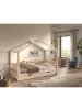 58 aufm Kessel HAUSBETT Kapua 90x200 mit Bettschublade Kiefer Massivholz Natur