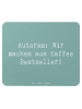 Mr. & Mrs. Panda Mouse Pad Spruch Autorin Kaffee mit Spruch in Meeresbrise