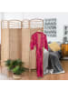 relaxdays Paravent in Natur- (B)180 x (H)180 cm