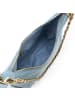 Seidenfelt Huuvari Schultertasche 25 cm in denim in blue