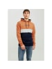 Jack & Jones Kapuzensweatshirt JJEREID BLOCKING SWEAT HOOD NOOS L in Orange