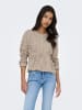 ONLY Strickjacke in Oxford Tan