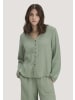 Hessnatur Hessnatur Musselin Bluse Relaxed aus reiner Bio-Baumwolle in mattgrün