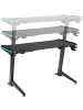 tectake Höhenverstellbarer Computertisch, 1300 x 672 x 720 - 1210 mm