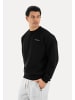SMILODOX Unisex Oversize Sweatshirt Tane in Schwarz