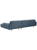 58 aufm Kessel SOFA mit Longchair rechts Kattryna Cordstoff blau