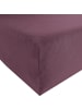 Erwin Müller Single-Jersey Spannbettlaken Murnau in aubergine