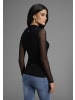 Laura Scott Stehkragenpullover in schwarz