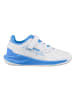 Kempa Hallen-Sport-Schuhe Kourtfly Kids in weiß/kempablau