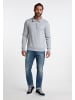 DreiMaster Herren Sweatshirt in Hellgrau Melange