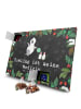 Mr. & Mrs. Panda Advents-Teekalender Panda Bowling mit Spruch in Kreidetafel