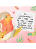 Mr. & Mrs. Panda Einladungskarte Spruch Florist Kunst mit Spruch in Weiß