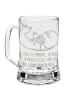 Mr. & Mrs. Panda Bierkrug Robbe Liegen mit Spruch in Transparent