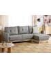 Beliani Ecksofa SIRO in Grau/Braun - (W) 240 x (H) 95 x (L) 142 cm
