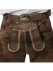 tectake Lederhose Jonathan in antikbraun
