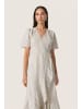 Soaked in Luxury Kleid SLAnvitte Feminine Form in Beige with Black Stripe