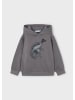 Mayoral Kapuzensweatshirt cooler Reliefprint in grau