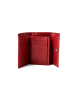 Esquire Silk Geldbörse RFID Schutz Leder 13 cm in rot