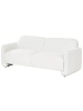 Beliani 3-Sitzer Sofa SALAND in Weiß - (W) 202 x (H) 82 x (L) 82 cm