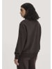 Hessnatur Hessnatur Troyer-Sweatshirt Oversize aus Bio-Baumwolle mit recycelter Baumwolle in espresso
