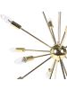 Beliani Pendelleuchten MAGUSE in Gold - (W) 59 x (H) 149 x (L) 59 cm
