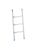 relaxdays Leiter Trampolin in Silber - (B)38 x (T)97 cm