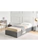 Beliani Einzelbett DINAN in Grau - (W) 97 x (H) 31 x (L) 214 cm