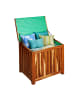 relaxdays Gartenbox in Natur - (B)60 x (H)60 x (T)50 cm