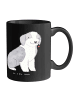 Mr. & Mrs. Panda Teetasse Bearded Collie Bärenherz mit Spruch in Schwarz