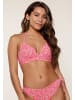 LINGADORE Triangel Bikini top Hot pink paisley