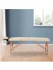 HOMCOM Massagetisch-210L x 81B x 67-92H cm-Cremeweiß