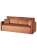 Beliani Schlafsofa EGGE in Braun - (W) 220 x (H) 88 x (L) 93 cm