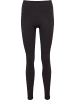 Hummel Leggings Hmlyoga Multisport Damen in BLACK MELANGE
