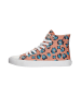 ethletic Canvas Sneaker White Cap Hi Cut in honey tiles coral just white