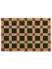 Beliani Fußmatte VILLASIS in Beige/Grün - (W) 60 x (L) 90 cm