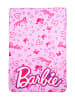 Barbie Mädchen Kuscheldecke Fleece Decke in Rosa