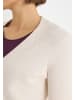 Cecil Bouclé V-Neck Cardigan in Light Greige