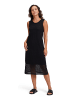 BETTY & CO Sommerkleid mit Lochmuster in Schwarz